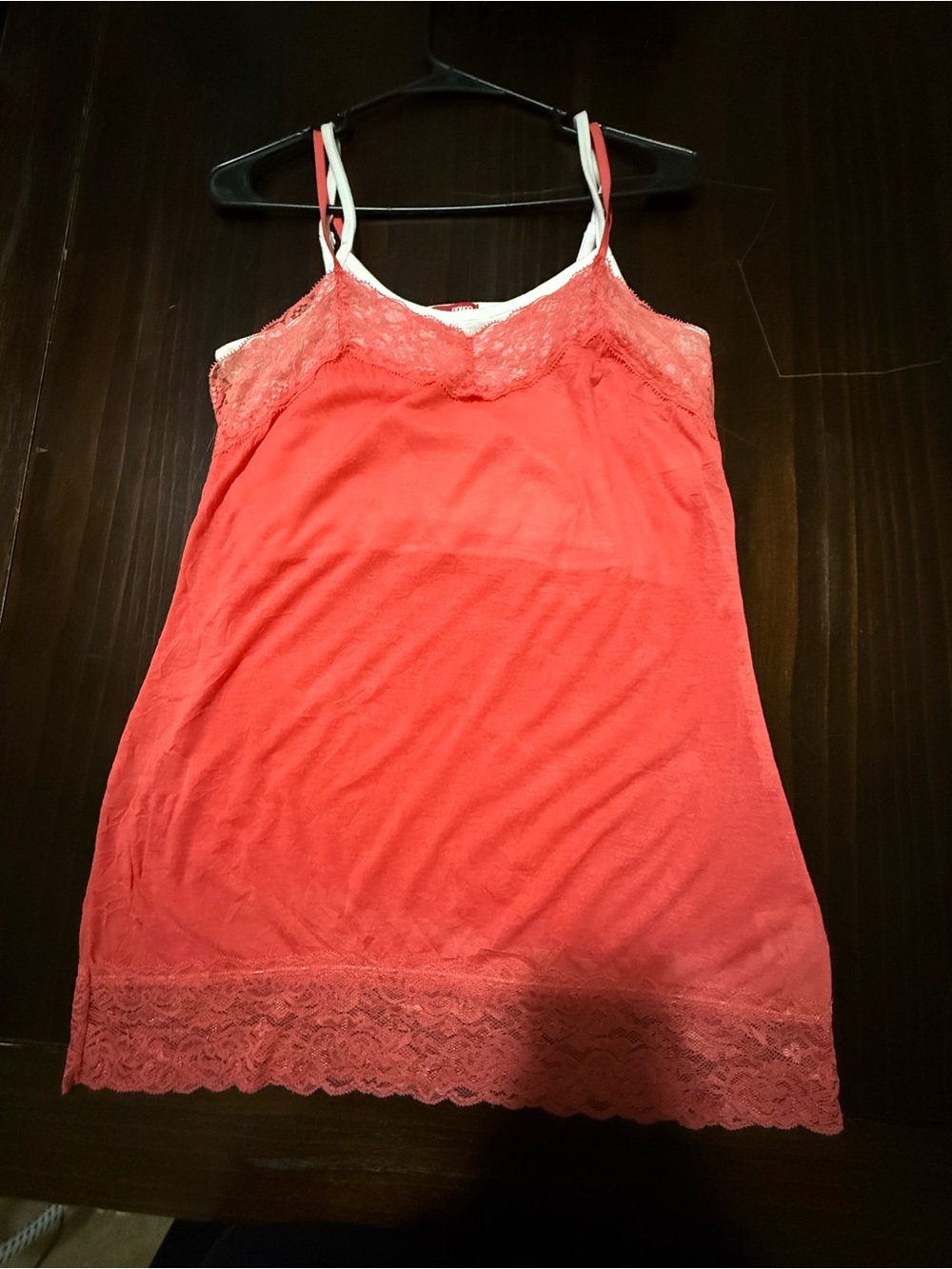BONGO Coral Lace-Trim Camisole